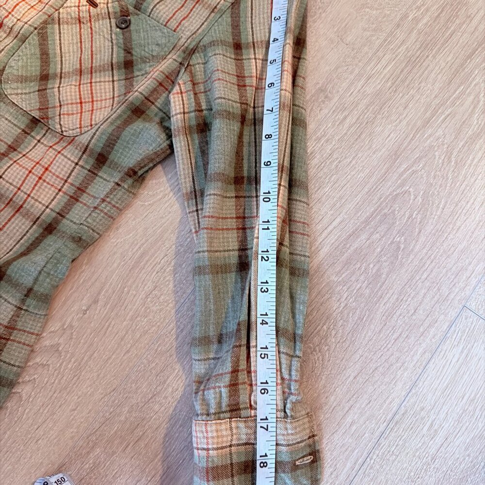 Women's Vintage Ralph Lauren Plaid Long Sleeve Hunting Shirt - Size 6 (small) - Picture 8 of 12